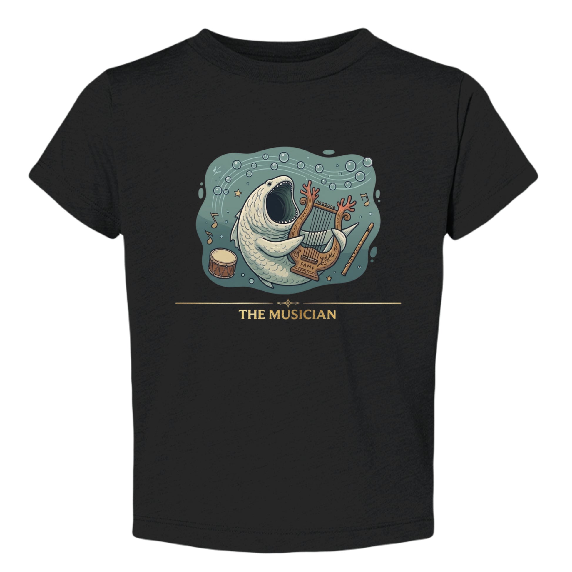 Solid Black Triblend - 3413T - FRONT